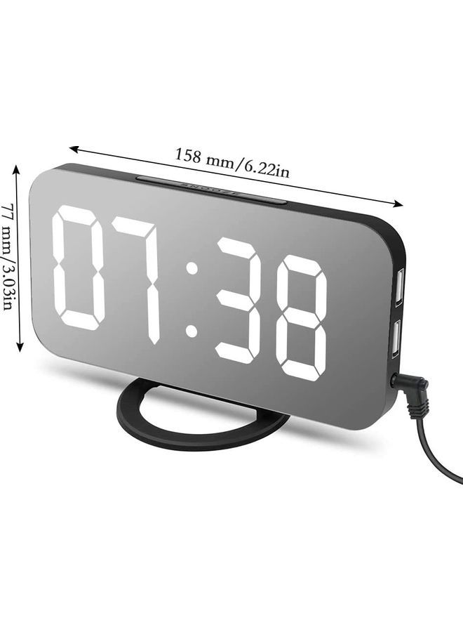 نيبمينينت منبه رقمي أسود 6.22 x 3.03بوصة - Image 2