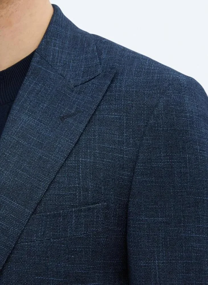 كيب جاكيت عصري بنقشة نيلي