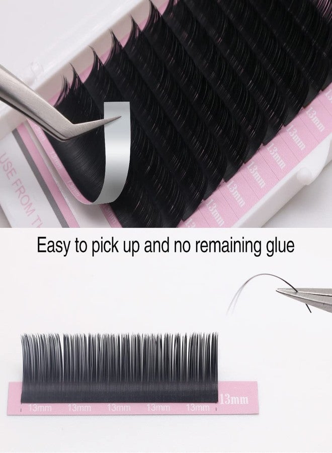 Qeelasee Ellipse Eyelash Extension 0.20mm C Curl 11mm Flat Individual Eyelashes False Lashes Mink Lashes Extensions - Image 3