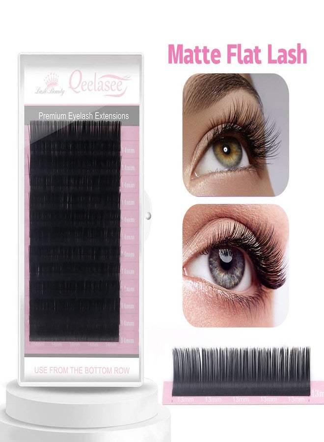 Qeelasee Ellipse Eyelash Extension 0.20mm C Curl 11mm Flat Individual Eyelashes False Lashes Mink Lashes Extensions - Image 5