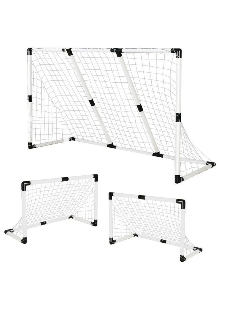 Spall Portable Soccer Goal Nets 2-in-1 Pop-up Football Goals Set Easy Assembly for Kids Adult - Image 4