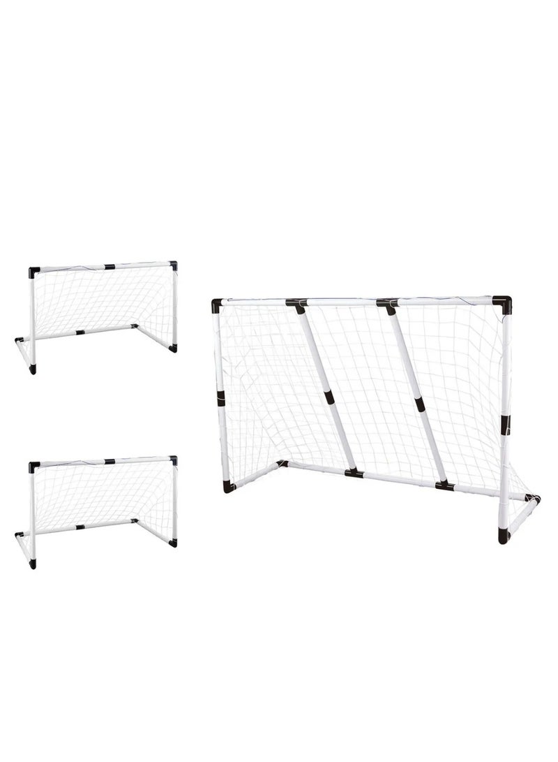 Spall Portable Soccer Goal Nets 2-in-1 Pop-up Football Goals Set Easy Assembly for Kids Adult - Image 3
