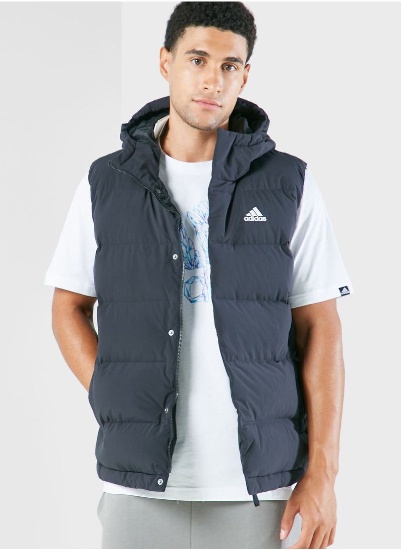 Adidas - Helionic Hooded Down Vest - Image 1