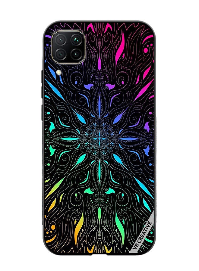 VR CREATIVE Protective Case Cover For Huawei Nova 7i/P40 Lite Mandala Design Multicolour - Image 1