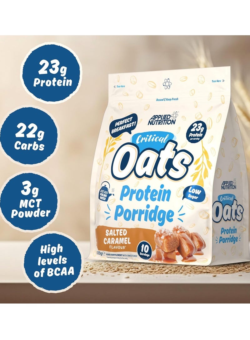 أبلايد نيوتريشن عصيدة بروتين الشوفان الحرجة - 600 جرام بنكهة الكراميل المملح، وجبة إفطار غنية بالبروتين، تدعم نمو العضلات وتعافيها - Image 3