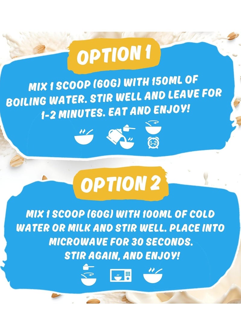 أبلايد نيوتريشن عصيدة بروتين الشوفان الحرجة - 600 جرام بنكهة الكراميل المملح، وجبة إفطار غنية بالبروتين، تدعم نمو العضلات وتعافيها - Image 5