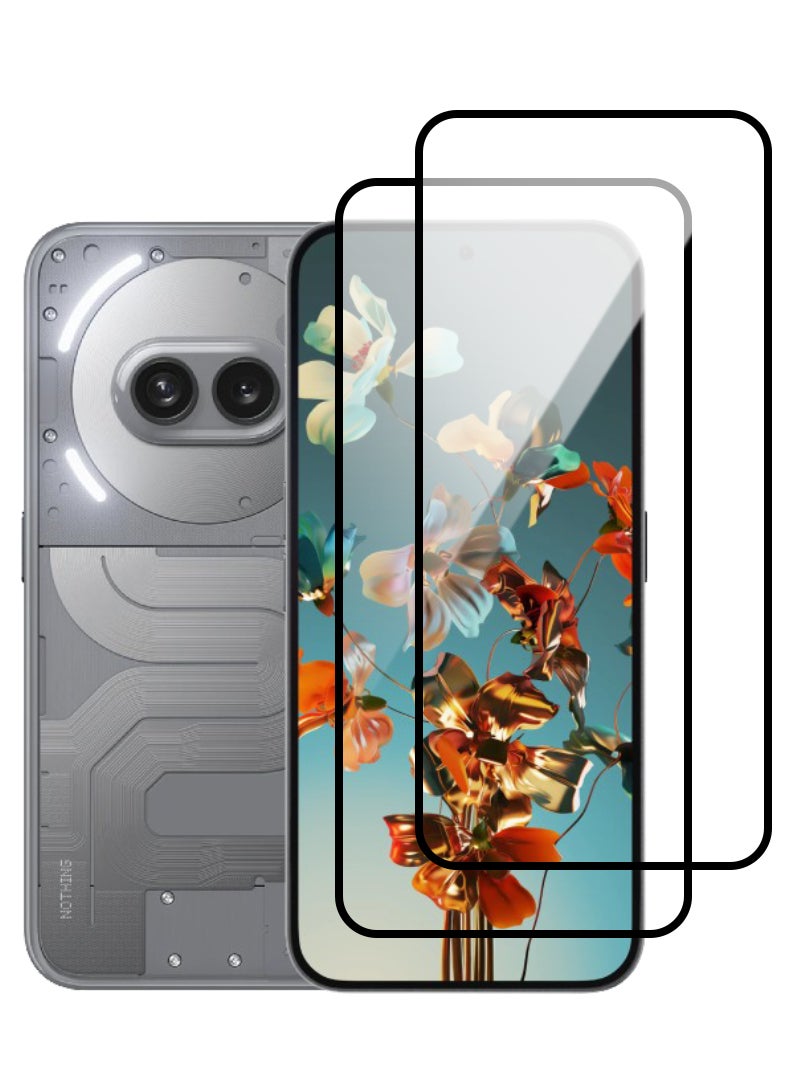 Theodor Pack of 2 Tempered Glass Screen Protector With 9H hardness For Nothing Phone (2a) Plus - Image 1