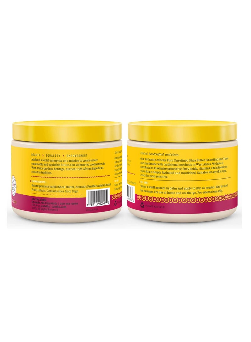 Alaffia Pure Unrefined Shea Butter Unscented11oz 312g - Image 2