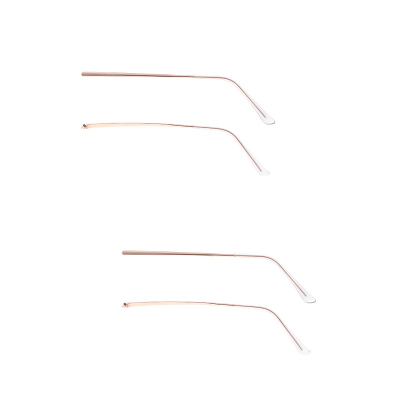 2 Pairs Metal Glasses Replacement Arms Eyewear Frame Temple Sunglasses Arms Eyeglasses Supplies - Image 1
