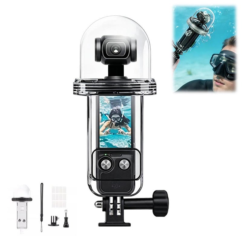 Compatible with DJI Pocket 4 waterproof case, diving case, action camera 60-meter waterproof protective case accessories - Image 2