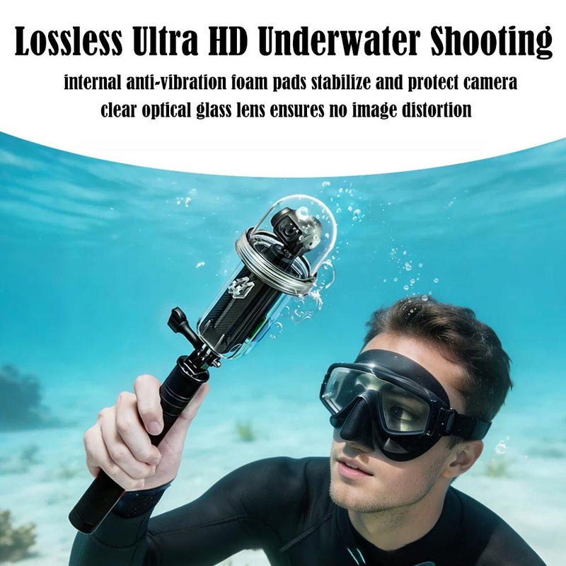 Compatible with DJI Pocket 4 waterproof case, diving case, action camera 60-meter waterproof protective case accessories - Image 5