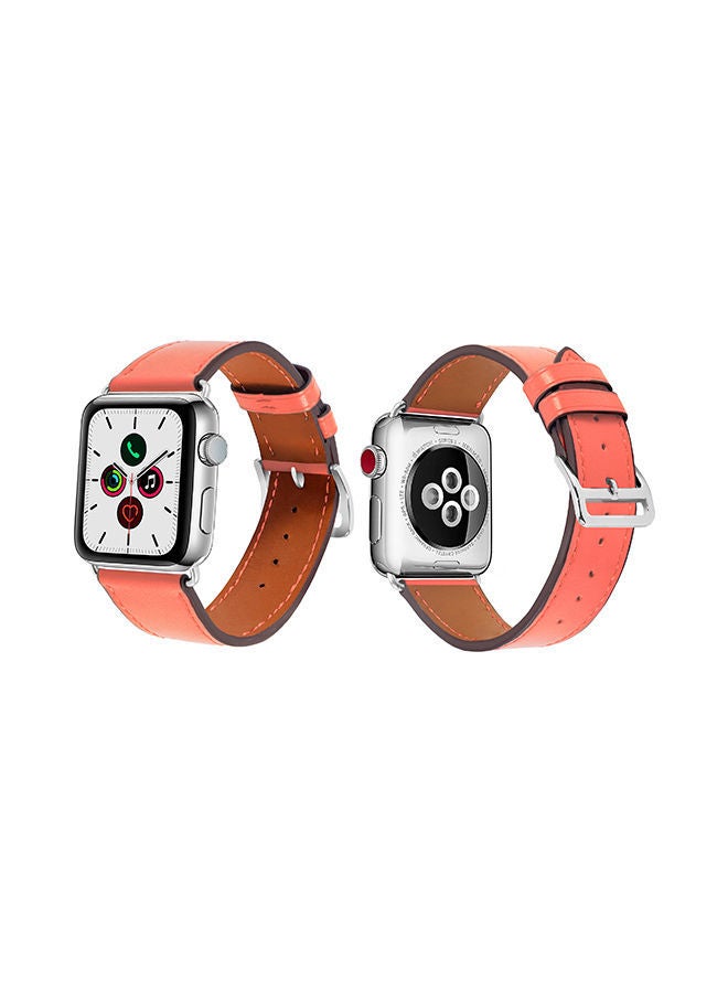NIBEMINENT Stylish Band For Apple Watch Series 5/4/3/2/1 Orange - Image 1