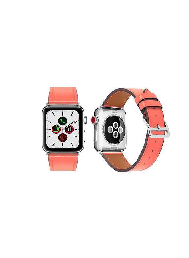 NIBEMINENT Stylish Band For Apple Watch Series 5/4/3/2/1 Orange - Image 2
