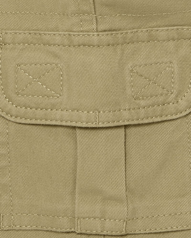 The Children's Place Baby Boys and Toddler Boys Pull On Cargo Pants, Flax, 3T - Image 3