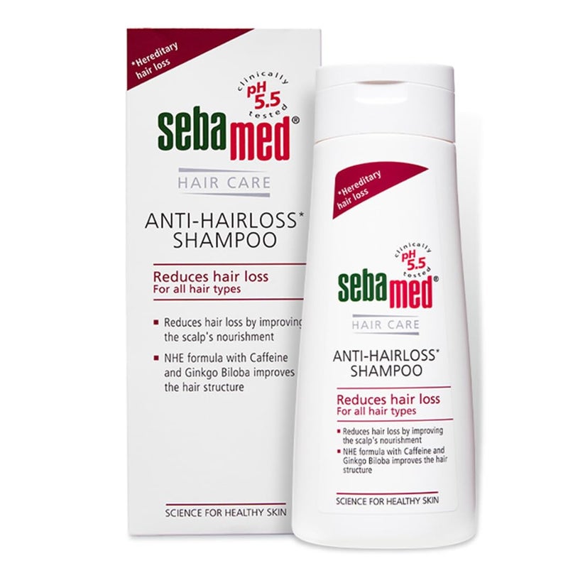 Sebamed Anti Hairloss ShampoopH 55 Clinically proven to Reduce Hairloss  NHE Formula Caffeine  Dermatologically  clinically tested  200ml - Image 1