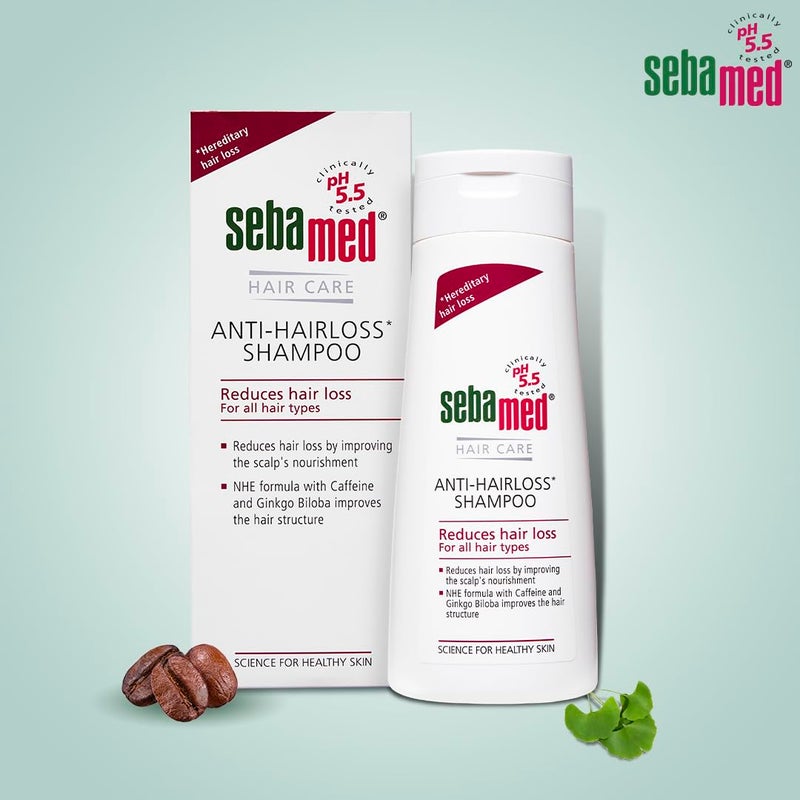 Sebamed Anti Hairloss ShampoopH 55 Clinically proven to Reduce Hairloss  NHE Formula Caffeine  Dermatologically  clinically tested  200ml - Image 2
