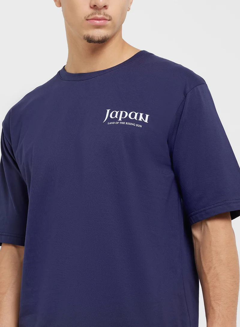 Seventy Five Graphic Oversized T-Shirt