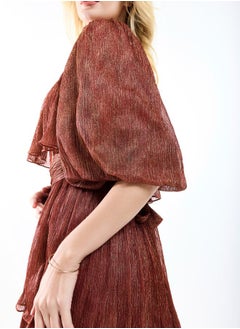 House of Moda Sweetheart Neck Layered Tiered Maxi Dress by Styli  - Image 2