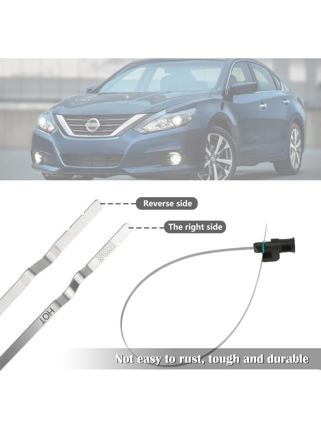 IHOTDER Car Transmission Dipstick,CVT Transmission Fluid Dipstick Compatible with Nissan Altima Quest,Transmission Fluid Oil Level Indicator Gauge Replacement OEM#31086-JA00A,31086-JA000 (for Nissan) - Image 5