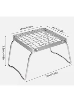 Generic BBQ Grill Foldable Barbecue Rack Stove Camping Grate Gas Stand Outdoor Cooking  - Image 2