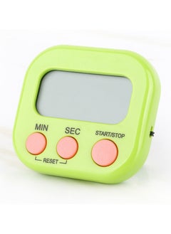 Generic Eco-Friendly Green Digital Timer - Voice-Free Meditation & Herb Steeping Tracker, Organic Cooking Companion with Battery Saver Mode  - Image 1