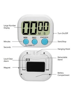 Generic Eco-Friendly Green Digital Timer - Voice-Free Meditation & Herb Steeping Tracker, Organic Cooking Companion with Battery Saver Mode  - Image 3