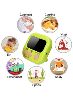 Generic Eco-Friendly Green Digital Timer - Voice-Free Meditation & Herb Steeping Tracker, Organic Cooking Companion with Battery Saver Mode  - Image 5