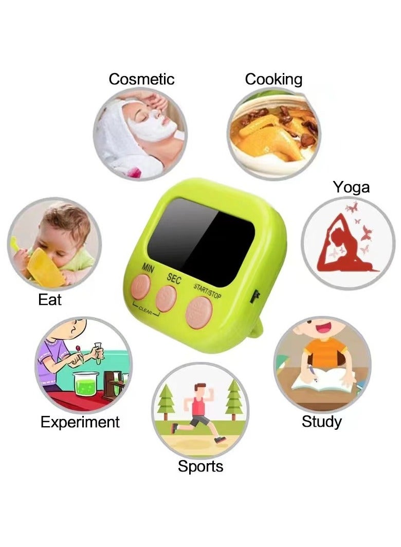 مؤقت أخضر صديق للبيئة - تتبع نقع الأعشاب وفترات التأمل، شريك الطهو الصحي مع وضع توفير البطارية - Image 5