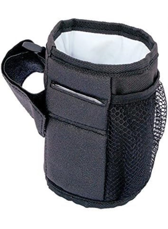 Ucity Stroller Cup Holder Buggy Pocket Organizer for Stroller, Wheelchair, Rollator and Walker - Image 1