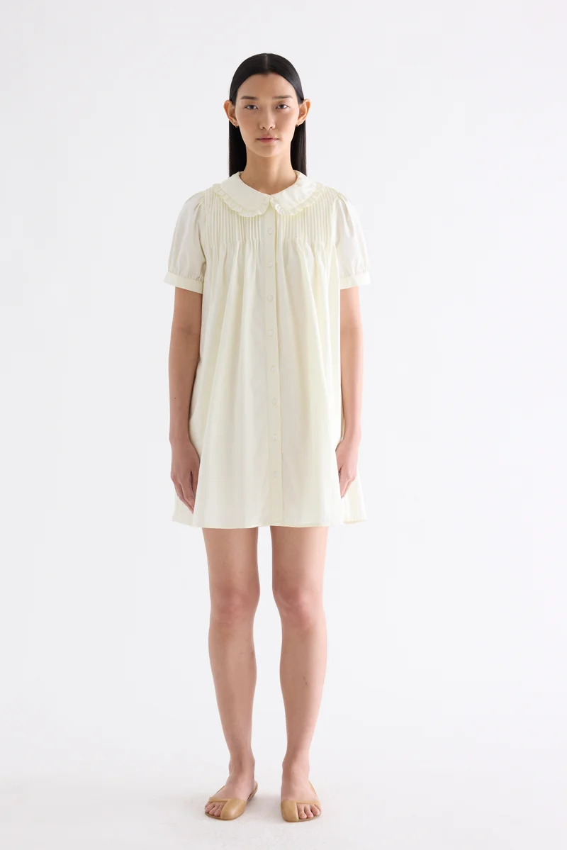 The Editor's Market Merene Pin-Tuck Dress