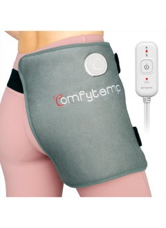 Comfytemp Hip Heating Pad for Hip/Sciatica Pain Relief - FSA HSA Eligible Hip Support Brace, Fathers Day Dad Gifts from Daughter, Lower Back/Thigh/Buttock Electric Heat Pad, Hot Physical Therapy(S/M)  - Image 1