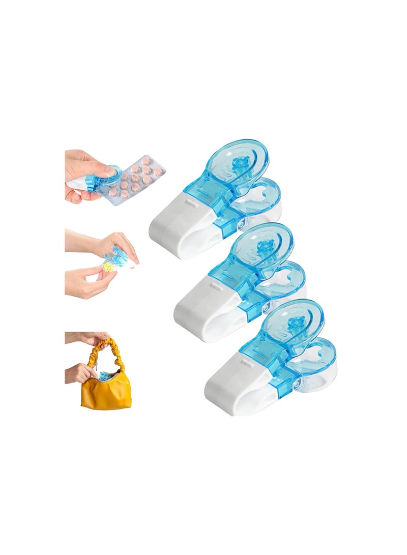 SOLARAE Portable Pill Taker, Portable Pill Taker Remover, Portable Travel Pill Taker, Easy to Take Out Pills from Package, Tablets Pills Blister Pack Opener Assistance Tool for the Elderly, Disabled(3PCS) - Image 1
