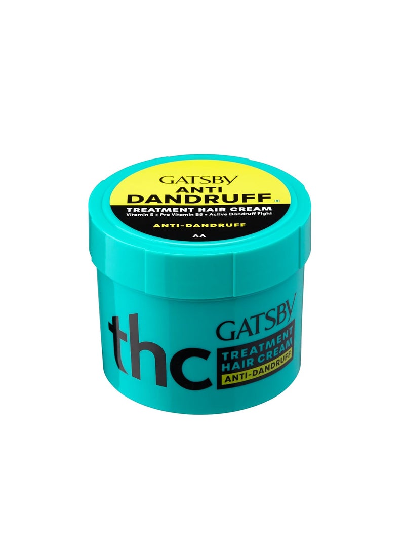 GATSBY Gatsby Treatment Hair Cream for Normal Hair Anti Dandruff Contains Conditioning Agents Vitamin E Pro Vitamin B5 Non Sticky Non Greasy Fresh Spicy Citrus Fragrance 250 gm  - Image 2