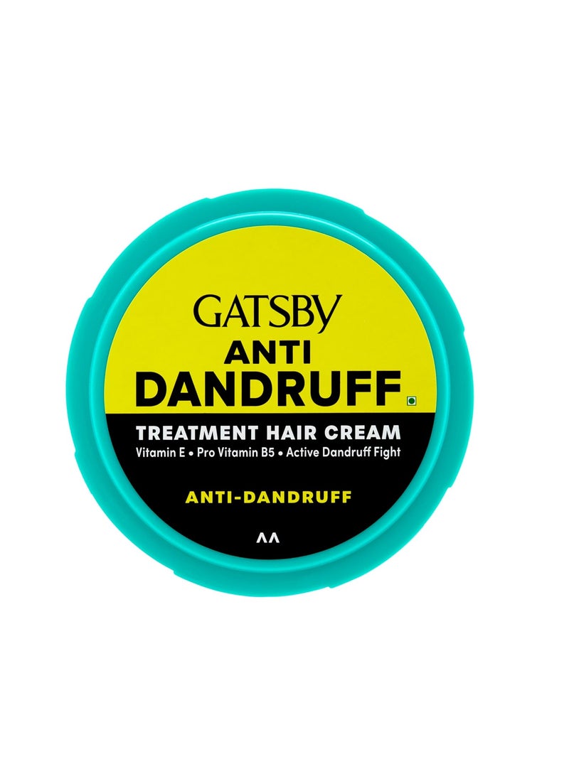 GATSBY Gatsby Treatment Hair Cream for Normal Hair Anti Dandruff Contains Conditioning Agents Vitamin E Pro Vitamin B5 Non Sticky Non Greasy Fresh Spicy Citrus Fragrance 250 gm  - Image 4