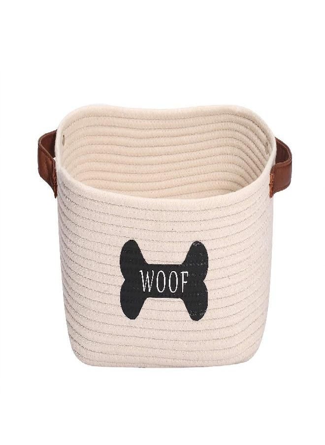 Morezi Cotton Rope Dog Toy Basket with Handle, Large Dog bin, Puppy Kitty Bed, Dog Toy Basket - Perfect for Carry pet Toys, Blankets, leashes, chew Toys, Diapers - Beige - pzsku/ZDD5B99E367490FB49182Z/45/_/1692791493/e523e282-5471-4f16-bf61-237d70414c71