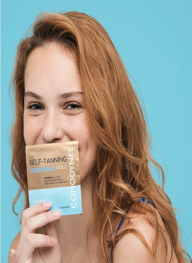COMODYNES 3-8 - Packs COMODYNES Self-Tanning Wipes - Natural Bronzing - All Skin Types - Vegan - Image 2