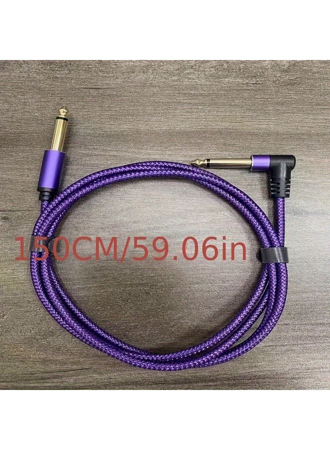 Premium High Fidelity Electric Guitar Amplifier Cable Big Three Gray 3M Durable Flexible - Image 2