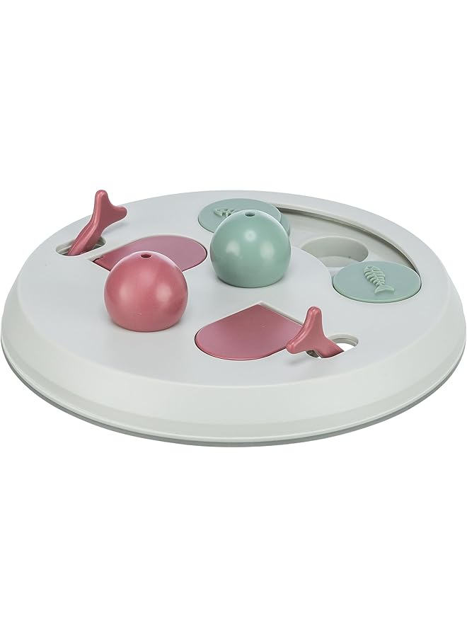 Trixie Cat Activity Flip Board Strategy Game For Mental Stimulation Interactive Play For Cats Treat Dispenser Cat Toy - Image 1