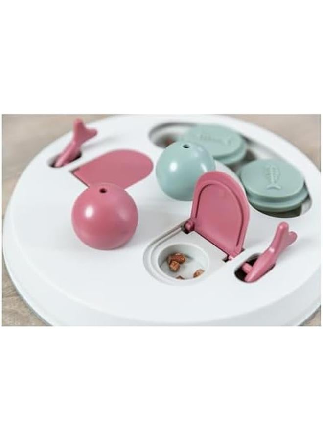 Trixie Cat Activity Flip Board Strategy Game For Mental Stimulation Interactive Play For Cats Treat Dispenser Cat Toy - Image 3