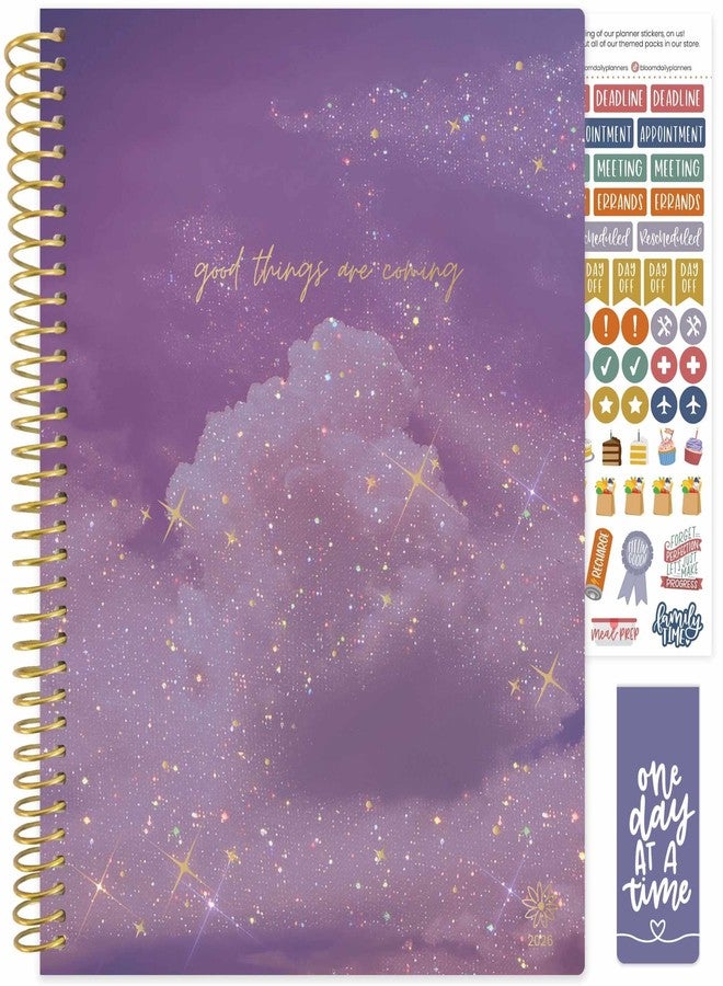 بلوم ديلي بلانرز مخطط بلوم اليومي لعام 2026 (من يناير إلى ديسمبر) - 8.5 بوصة × 11 بوصة، دفتر تنظيم أسبوعي وشهري مؤرخ مع ملصقات وعلامات تبويب - غلاف مرن ناعم - أشياء جيدة قادمة - Image 1