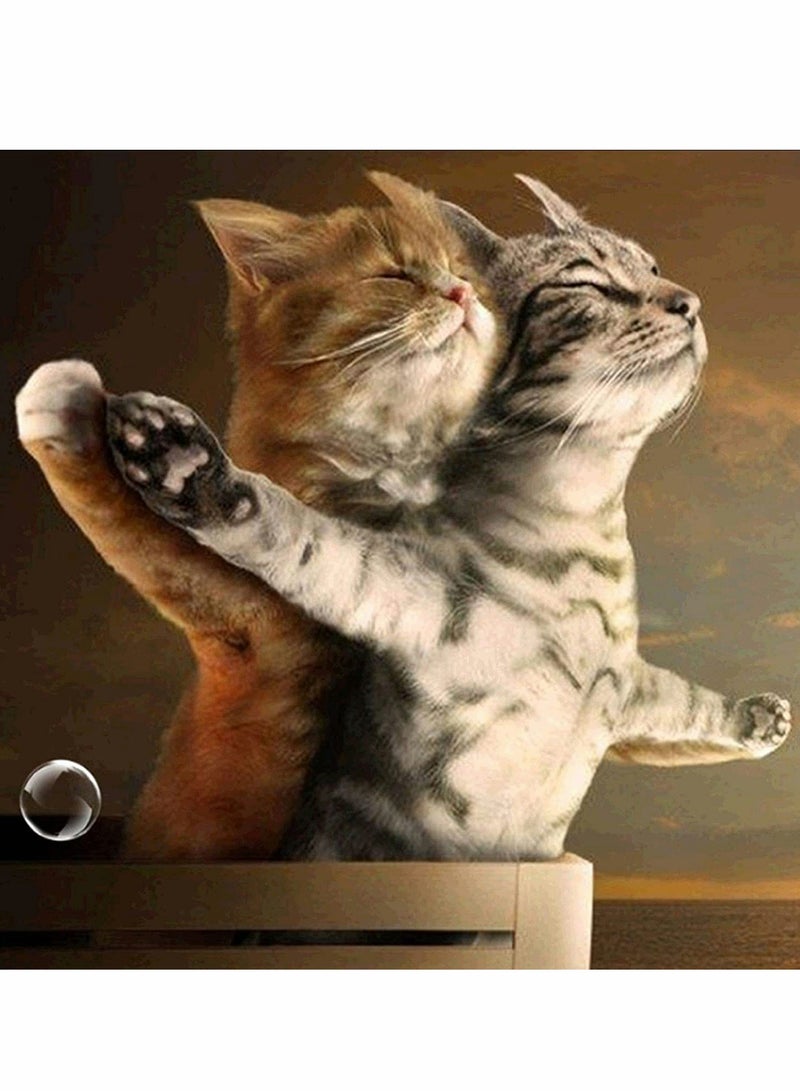 KASTWAVE Diamond Paintings Cat, Diamond Painting Kits for Adults, Drill Painting Art Home Wall Decor - Image 1