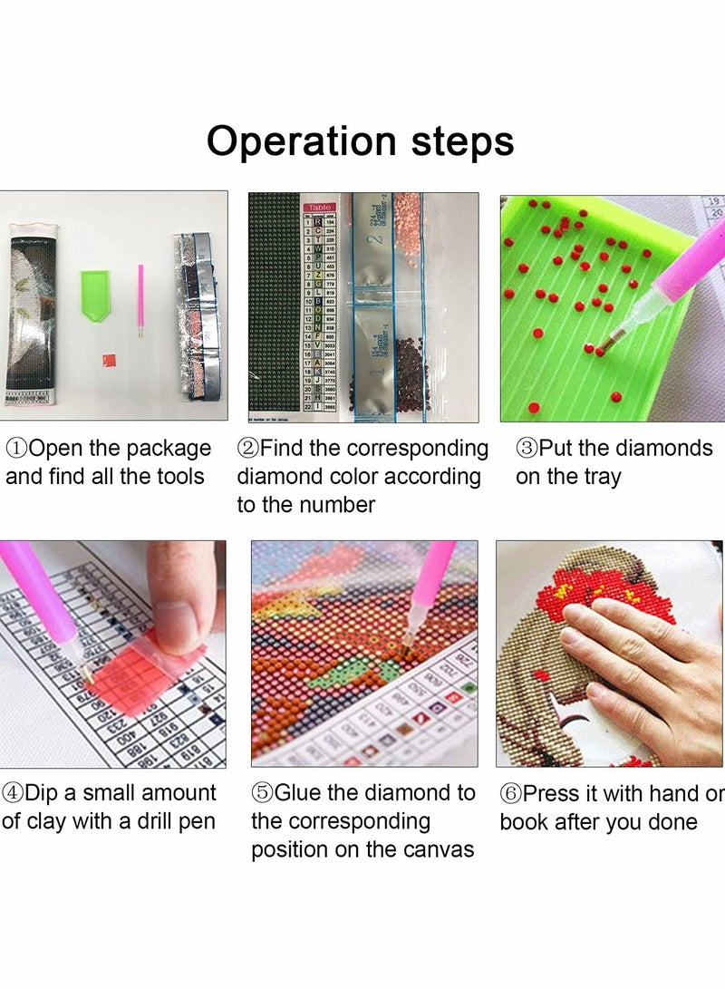 KASTWAVE Diamond Paintings Cat, Diamond Painting Kits for Adults, Drill Painting Art Home Wall Decor - Image 5