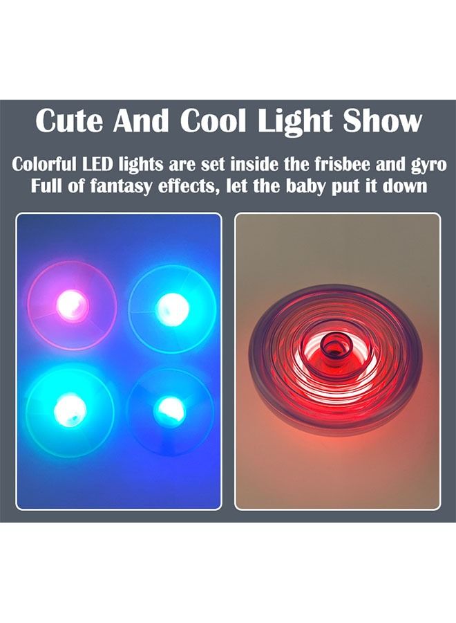 Children's Spinning Glowing Frisbee Gyro Gun Toy  - Image 2