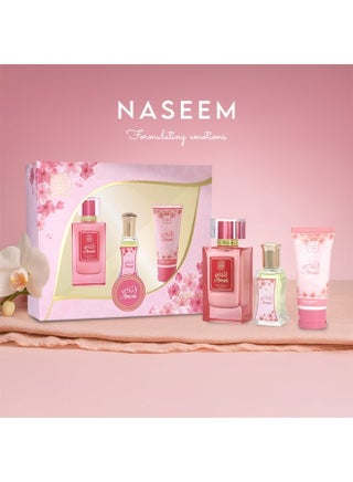 مجموعة هدايا عطر أماني للنساء (ماء عطر، رول أون وكريم مرطب) - view 3