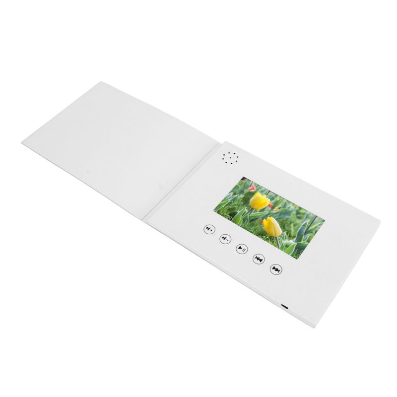 Video Greeting Card 7 Inch HD Video Playback - Exquisite Fashionable Video Brochure for Festival Celebrations Corporate Advertising Wedding Gifts - Image 4