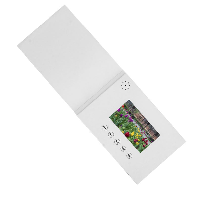 Video Greeting Card 7 Inch HD Video Playback - Exquisite Fashionable Video Brochure for Festival Celebrations Corporate Advertising Wedding Gifts - Image 3