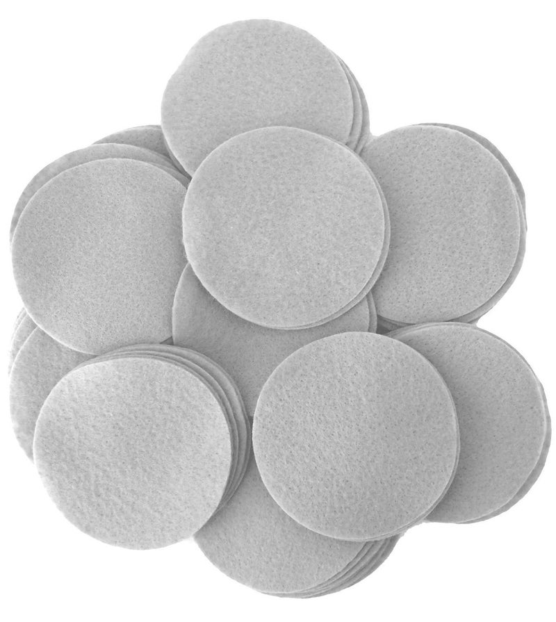 Playfully Ever After Gray Craft Felt Circles 3 Inch 30pc