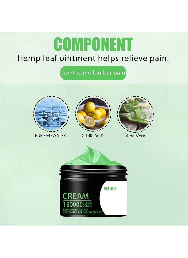 EELHOE Knee Joint Pain Relief Ointment Meniscus Damage Leg Knee Arthritis Cream Fast Absorbing Hand And Foot Tenosynovitis Cold Gel Relieve Pain In Neck, Shoulders, Back, Hips, Joints, Muscles, Knees And Feet 50g - Image 5