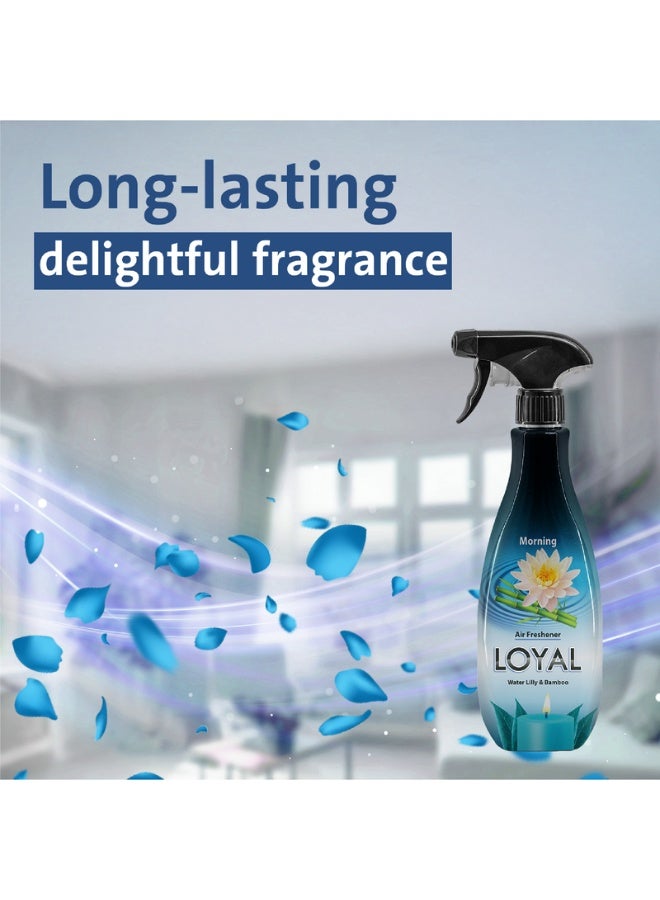 loyal Concentrated Air Freshener Morning With Water Lily & Bamboo Scent - 450ml - Image 2