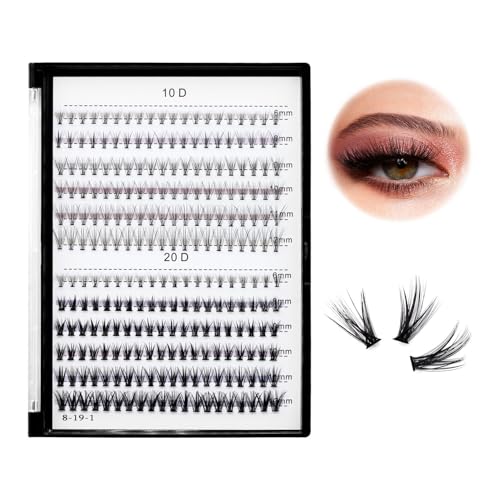 Bodermincer Lash Extension 240pcs C Curl 10D20D Cluster 89101112mm1011121314mm1213141516mm Mixed Individual Cluster Lashes 10D20D 89101112mm and Under Eyelashes - Image 2